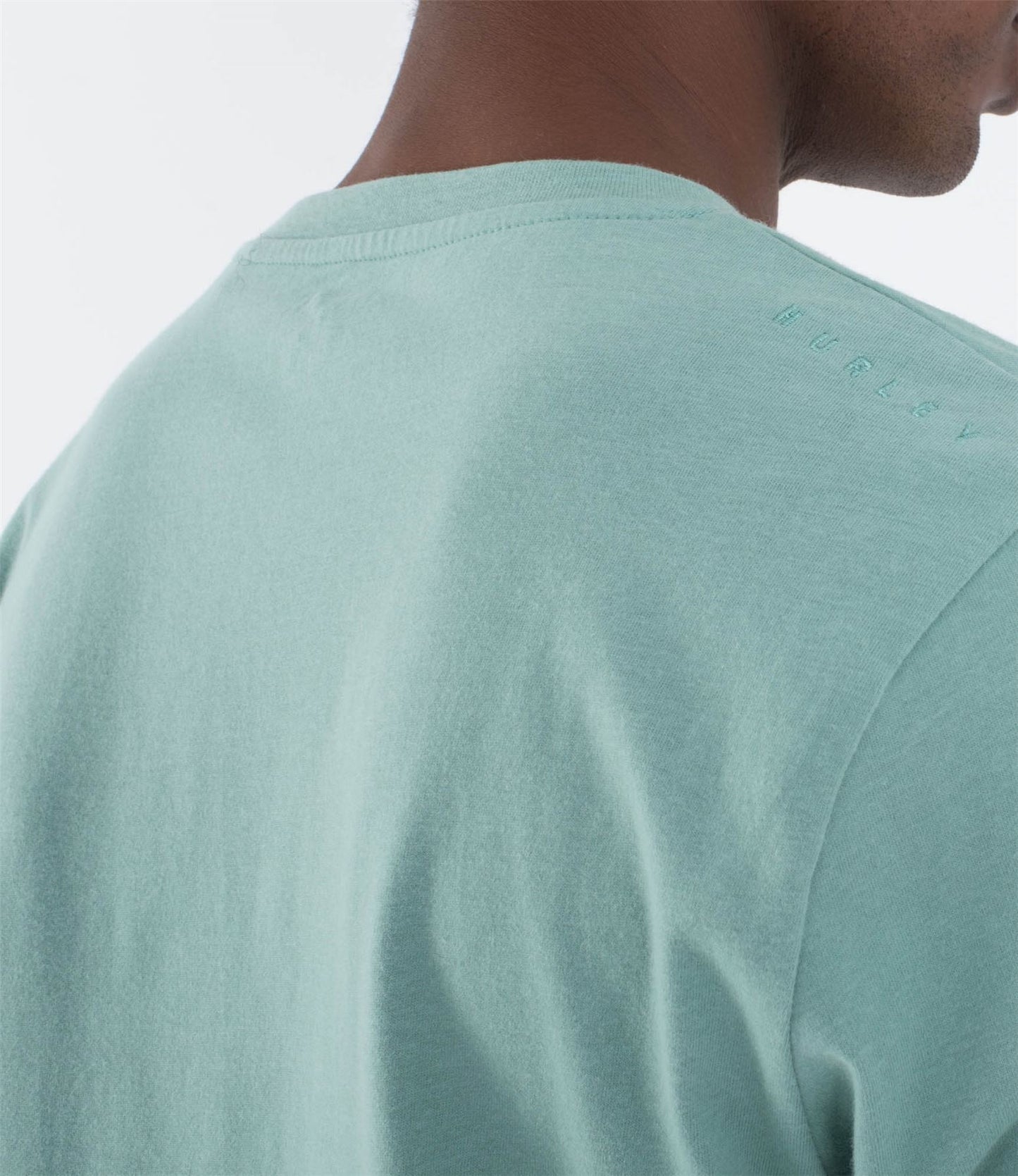 Hurley Low Tide T-Shirt Short Sleeve Oracle Aqua