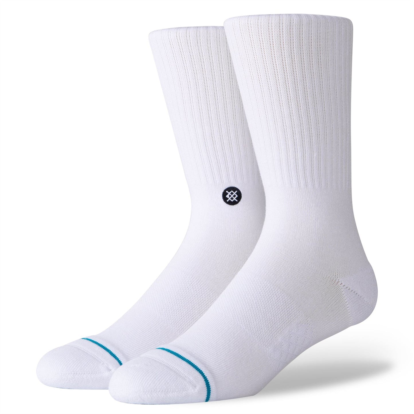 Stance Staples Men's Socks ~ Icon white black (NOS)