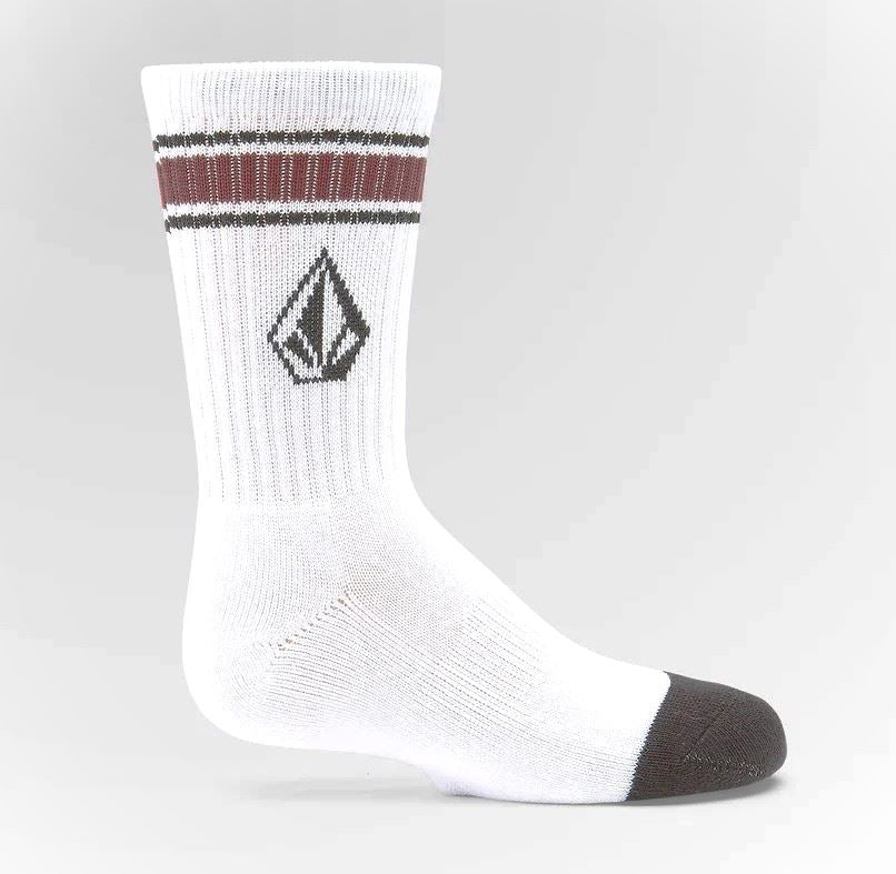 Volcom Socks 3 Pack Full Stone Crew Kids One Size
