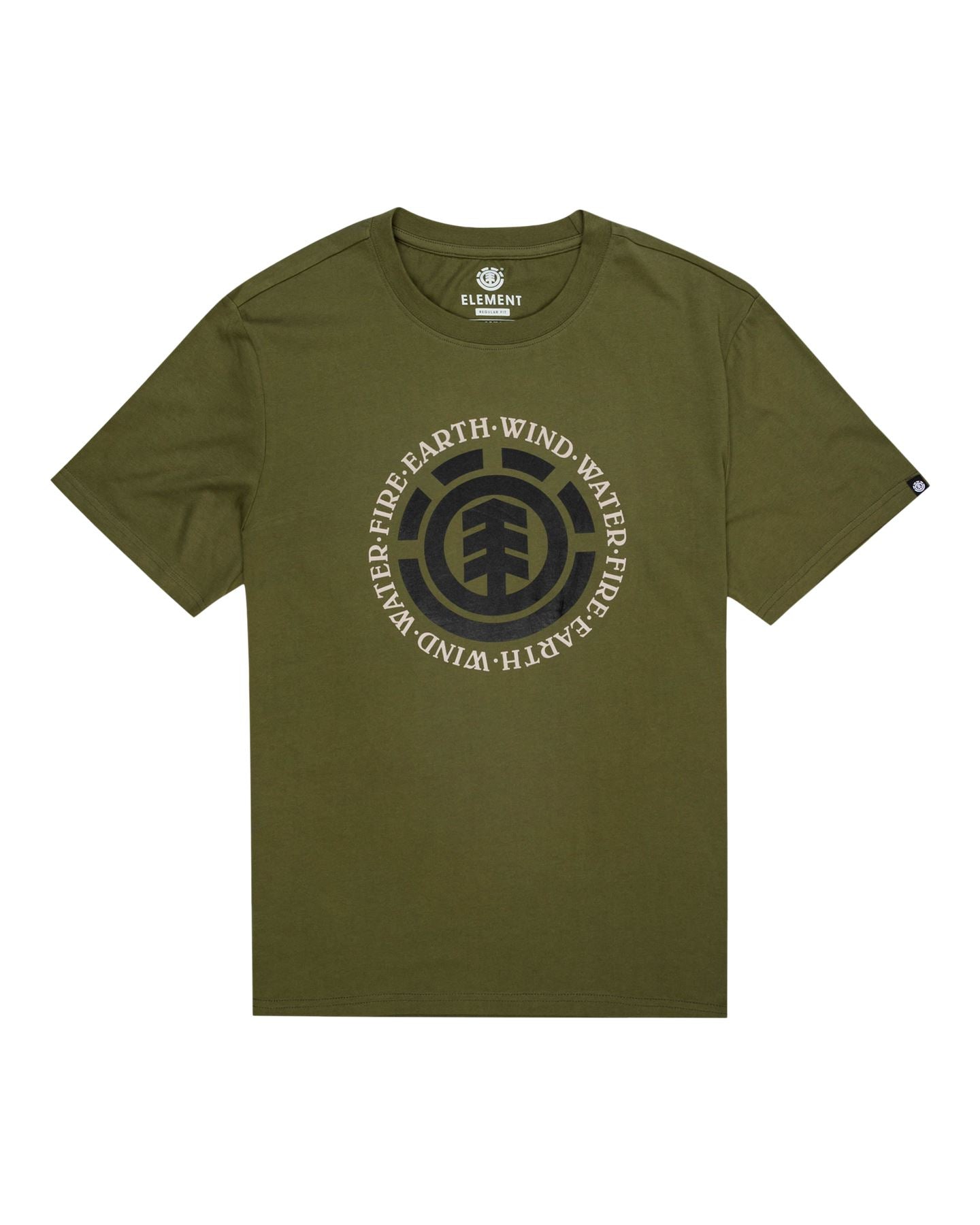 Element Men's Organic Cotton T-Shirt ~ Seal winter moss