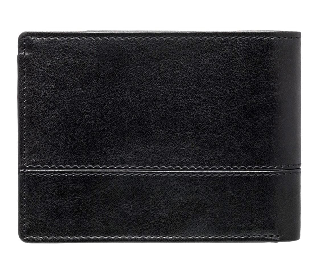 Billabong RFID Bi-Fold Wallet Pockets card slots ID Window Black