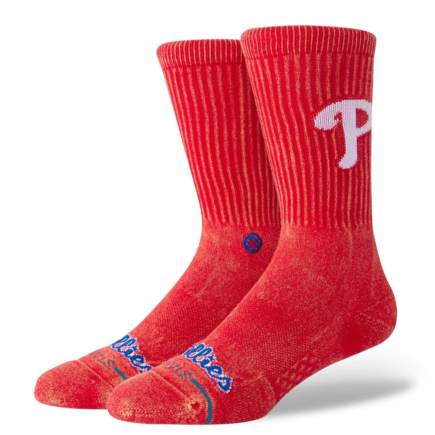 Stance Mens Crew Socks ~ Philadelphia Phillies red