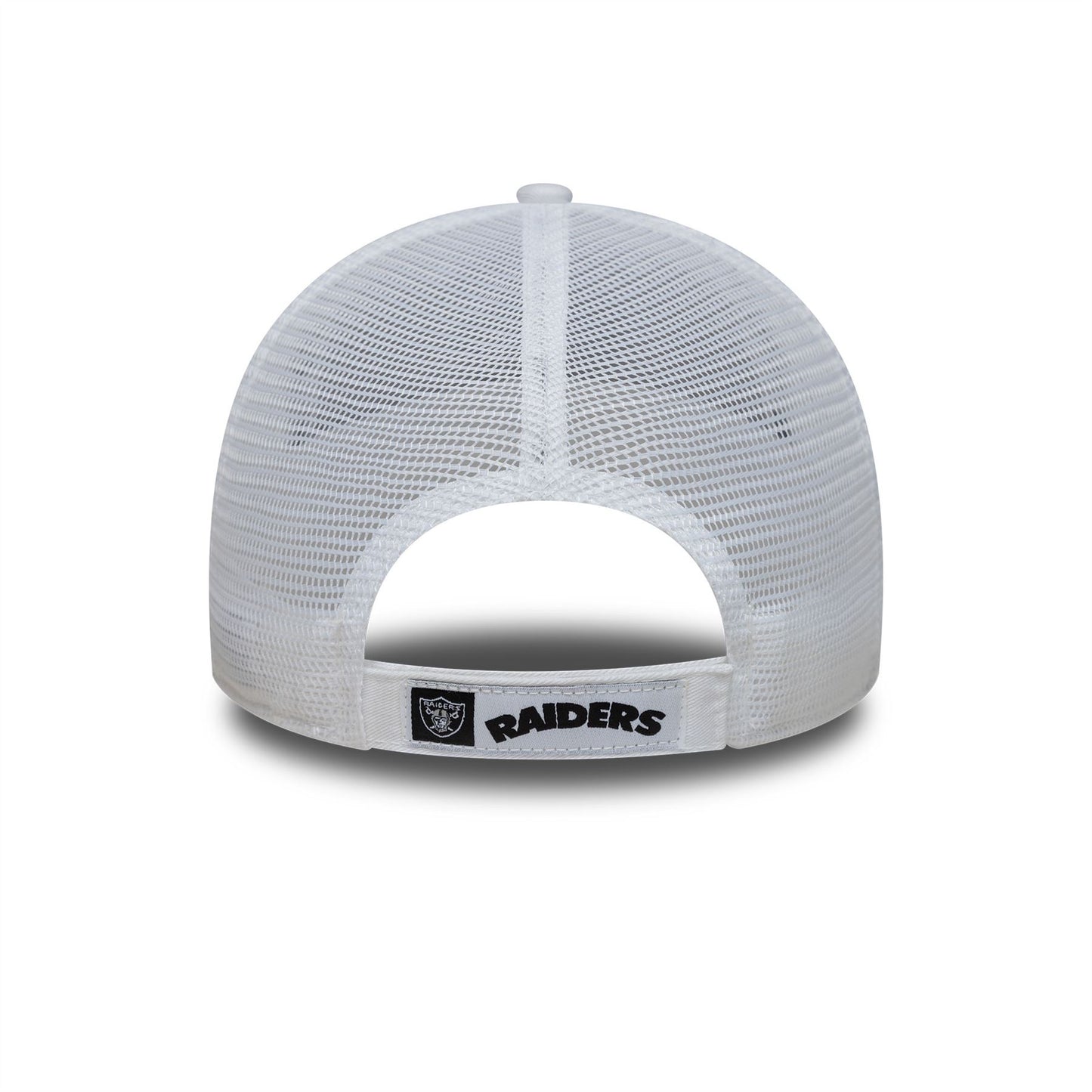 Las Vegas Raiders NFL White 9FORTY Trucker Adjustable Cap