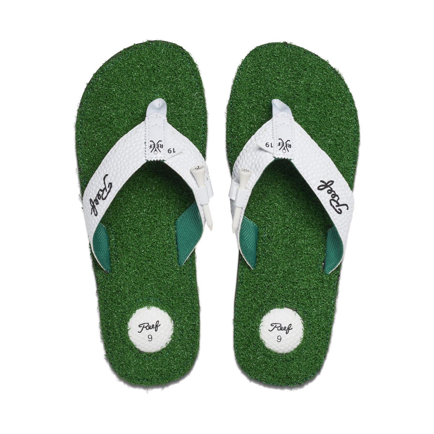 Reef Mulligan II Green Bottle Opener Lightweight All Day Comfort sandal