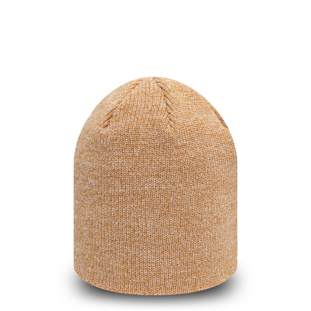 New Era Marl Essential Skull Knit Heather Beanie ~ New Era brown