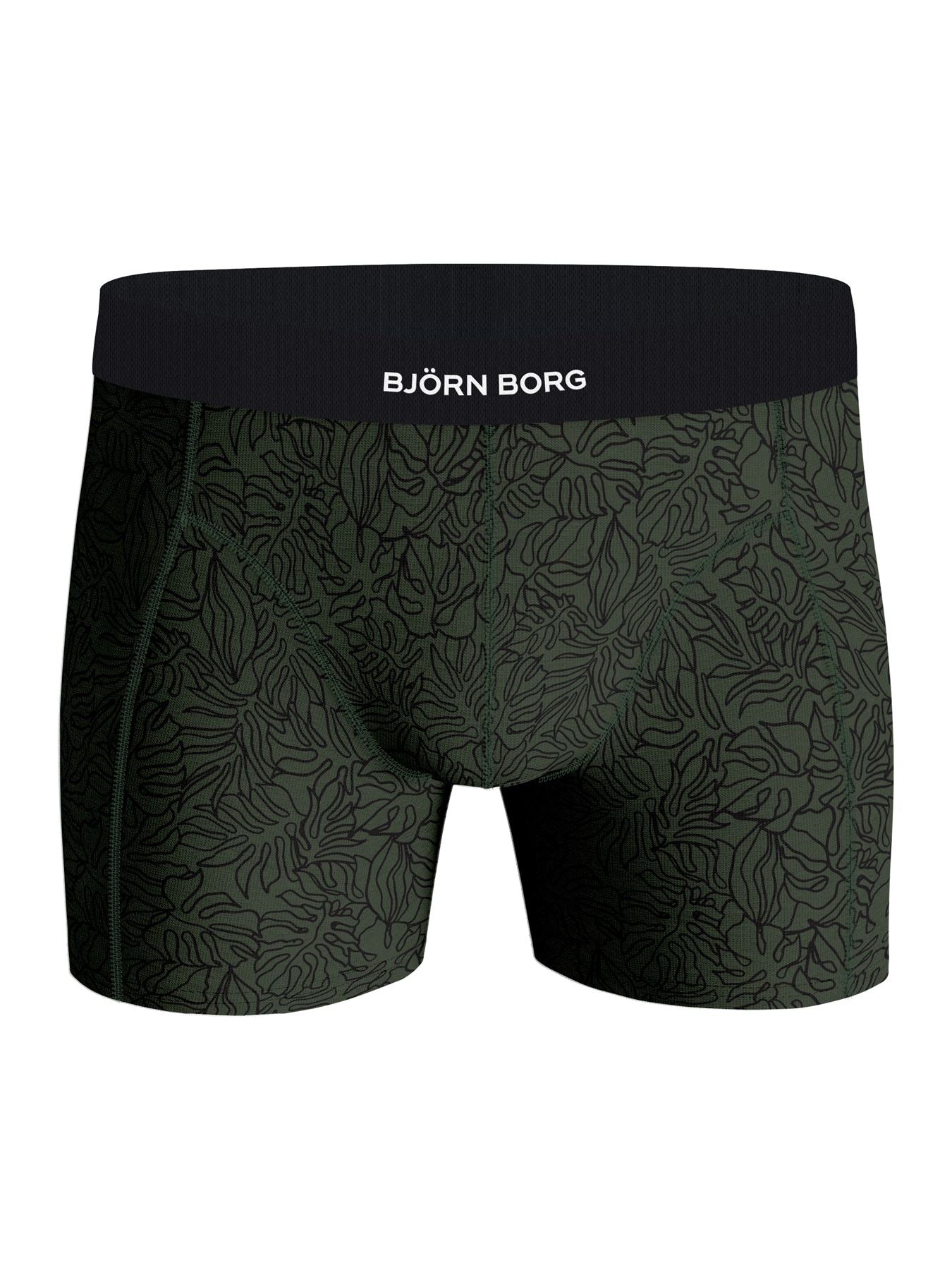Björn Borg  Premium Cotton Stretch 3 Pack Multicoloured Boxer Shorts MP003