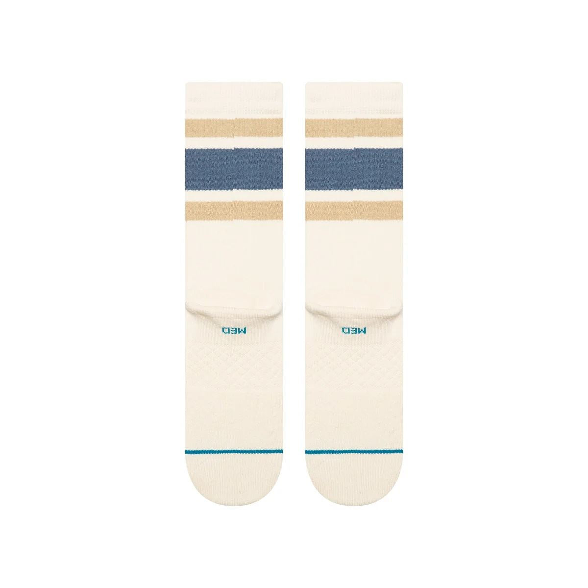 Boyd St. Ivory Mens Crew Socks Stance
