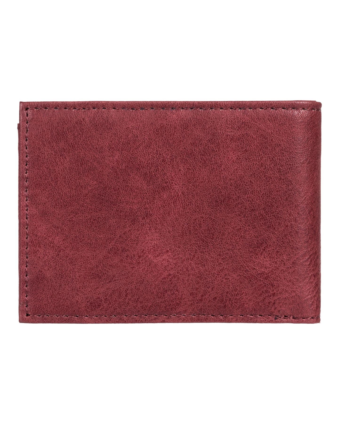 Element Bifold Wallet with CC, Note and Coin Pockets ~ Segur vintage red
