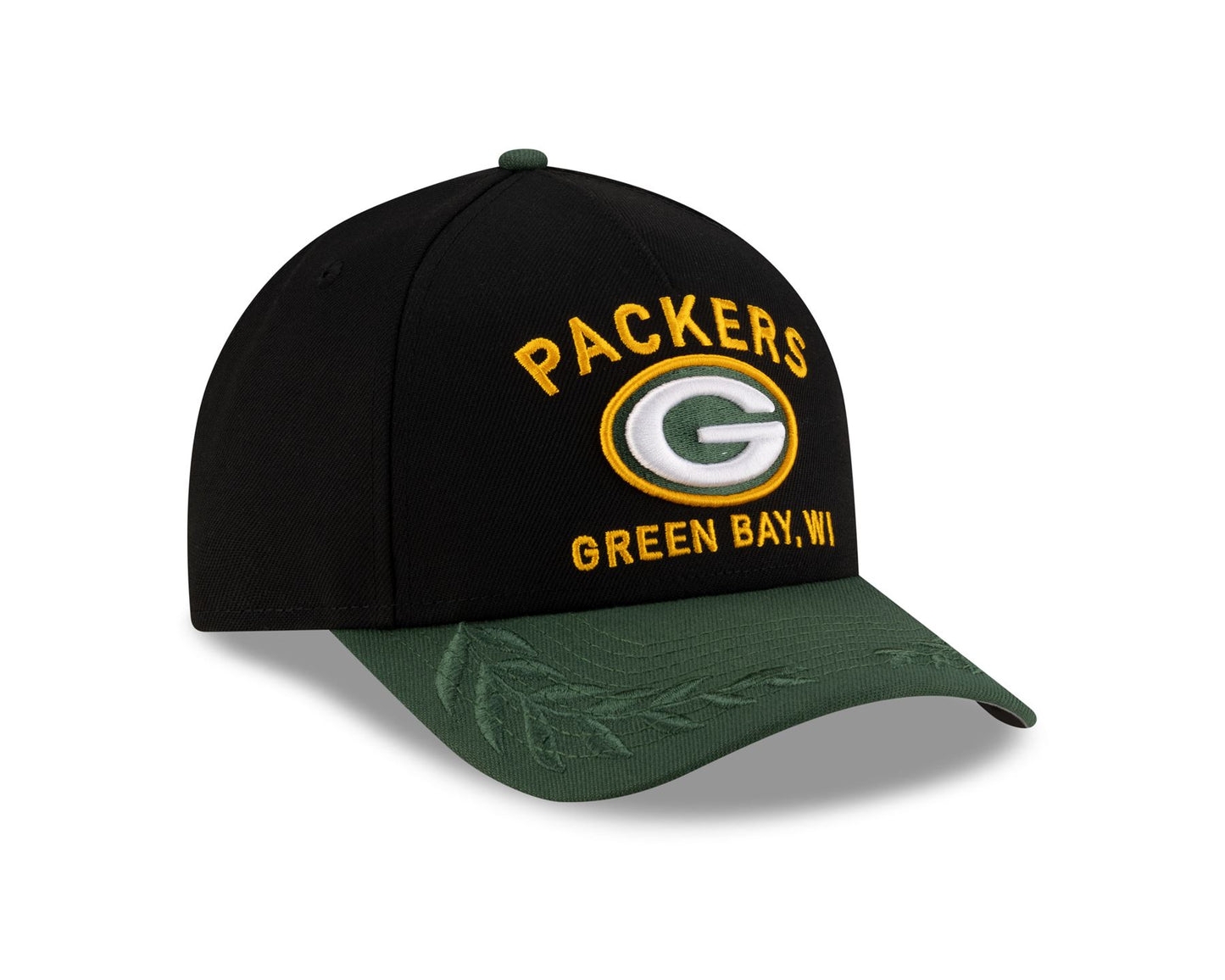 Green Bay Packers NFL Draft 9Forty Mid Crown A-Frame Adjustable Cap