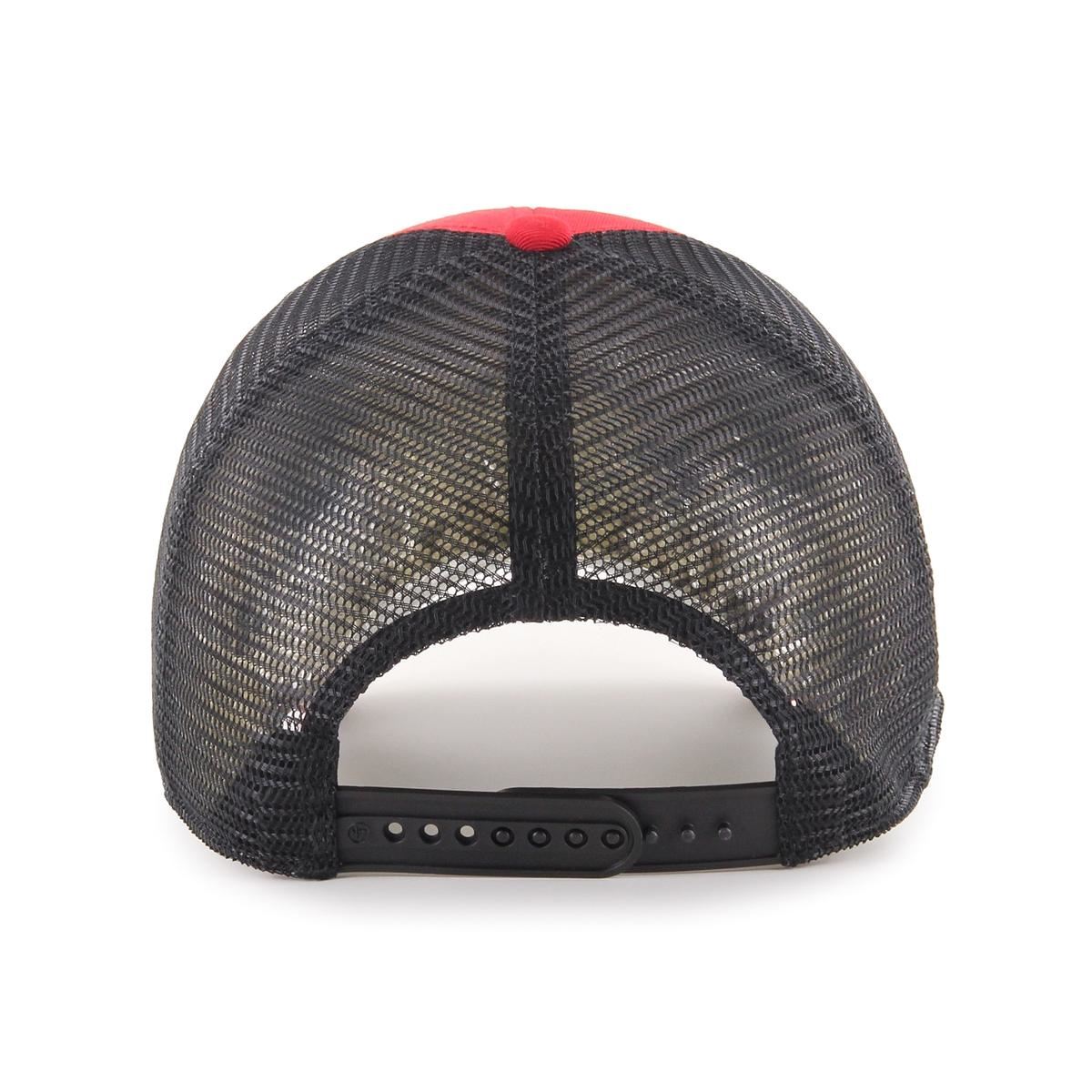 47 Brand Mens 6 panel Snapback Branson Trucker Cap ~ Liverpool FC Red