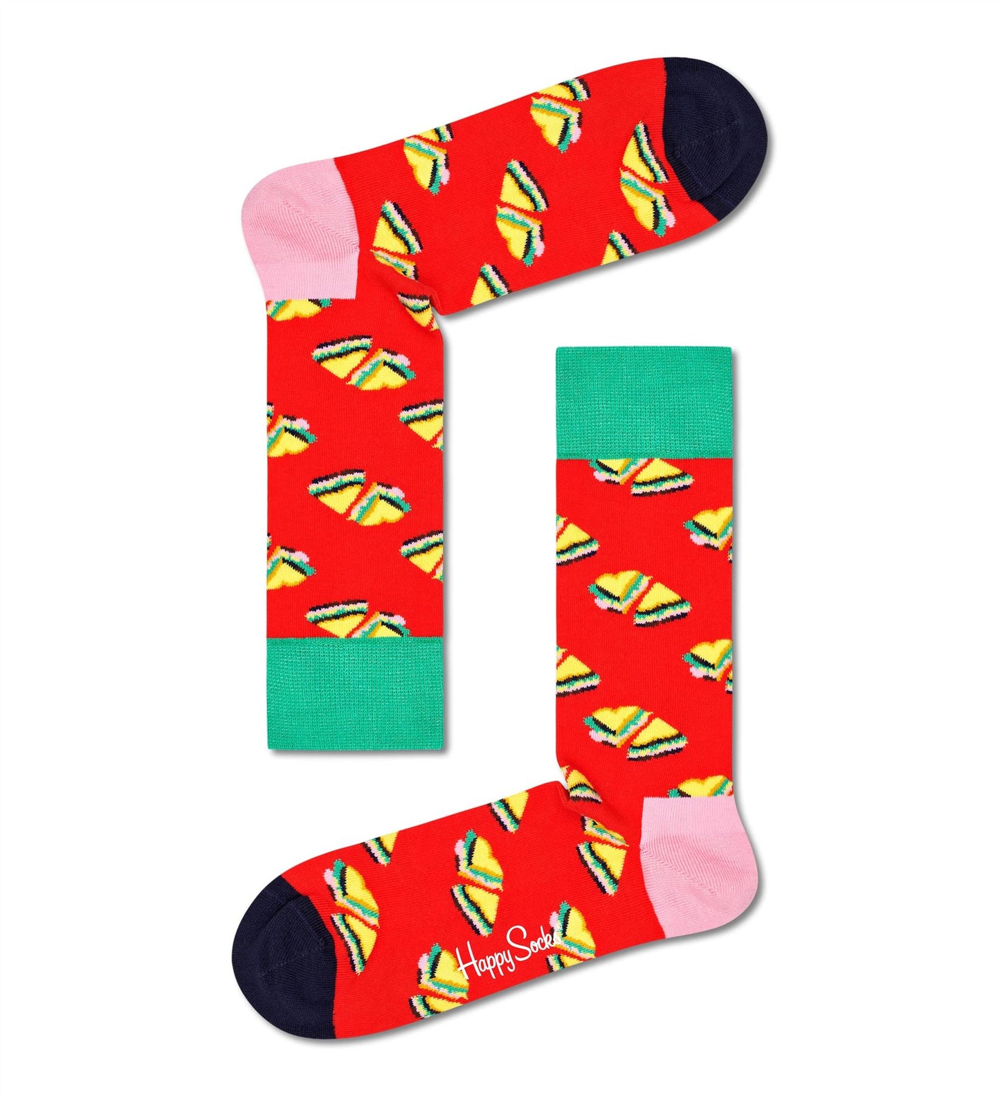 Happy Socks - Crew Socks (Size 41-46) ~ Love Sandwich