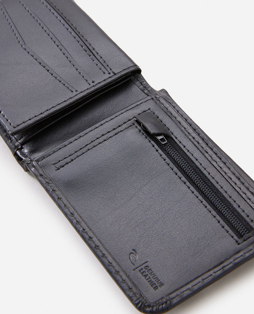 Rip Curl Leather Men's  All Day Wallet With RFID ~ Phaze Icon  black