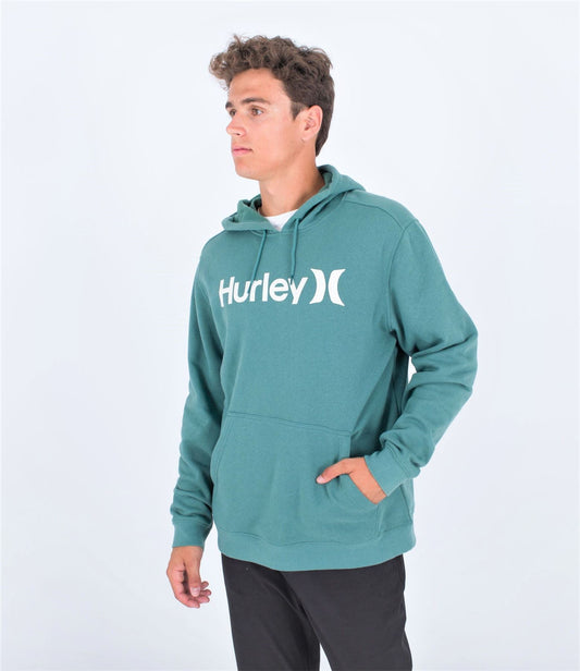 Hurley Mens Solid Sweatshirt Hoodie ~ One & Only Solid green