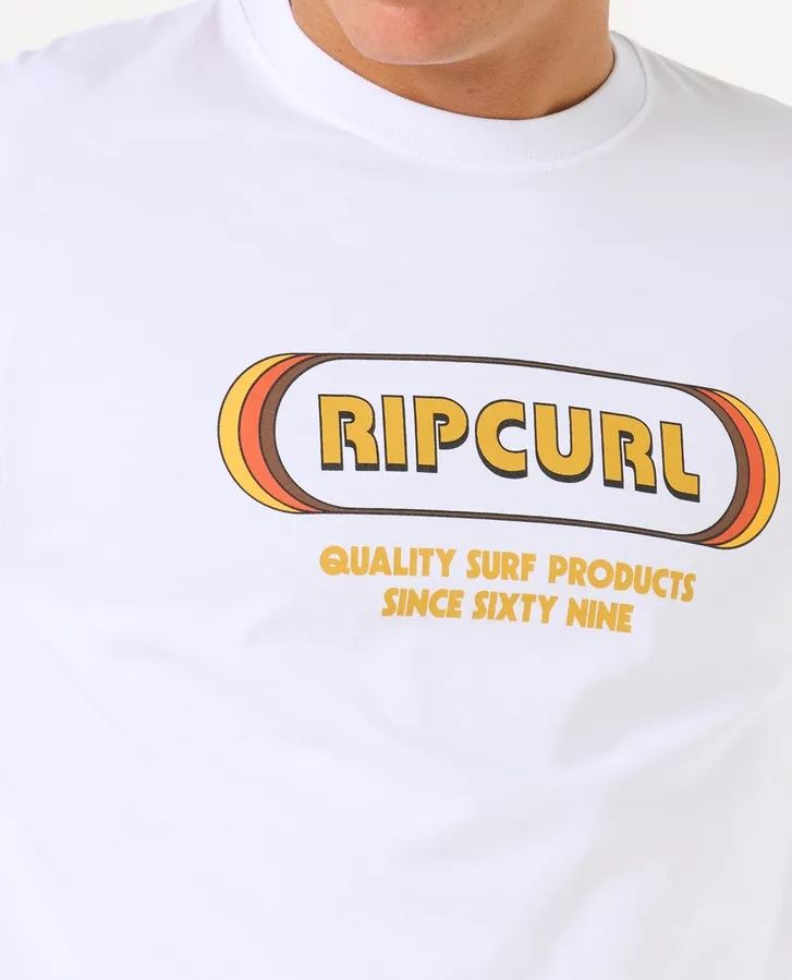 Rip Curl Surf Revival SS Mens T-Shirt White
