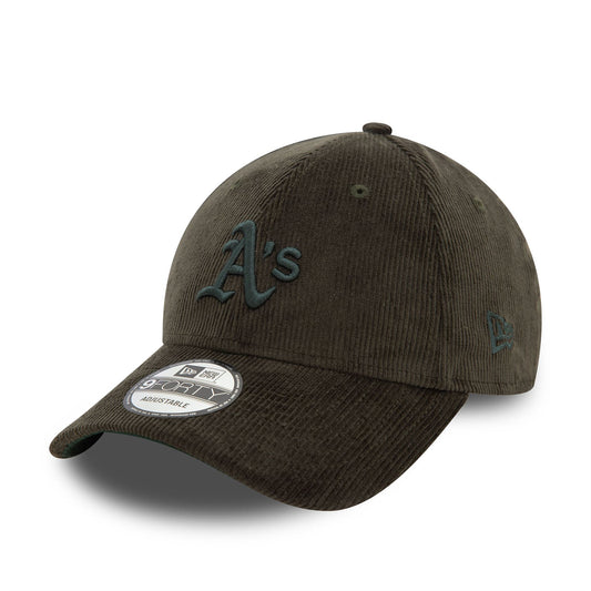 Oakland Athletics Cord Dark Green 9Forty New Era Cap