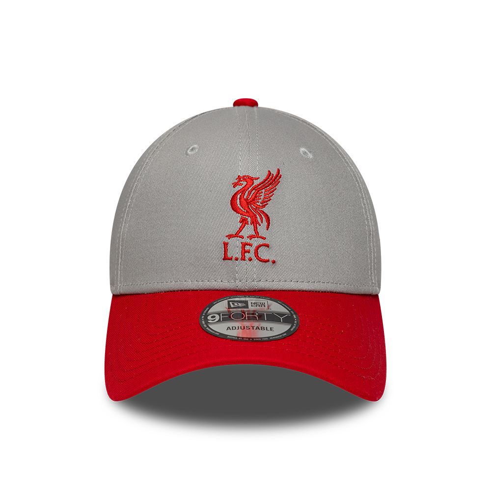 Liverpool FC Contrast 9Forty Grey Strapback Cap