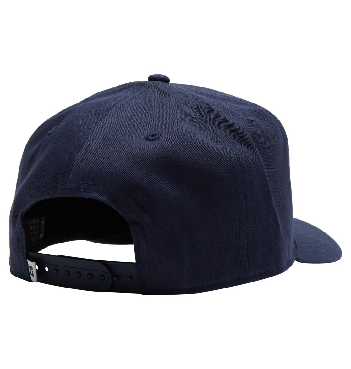 DC Shoes 6 Panel Snapback Curved Peak Cap ~ Reynotts blue