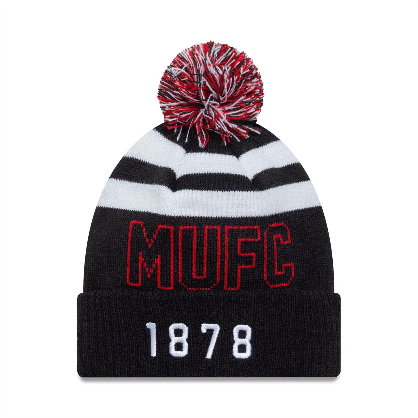 Manchester United FC Black Sport Knit Beanie Hat