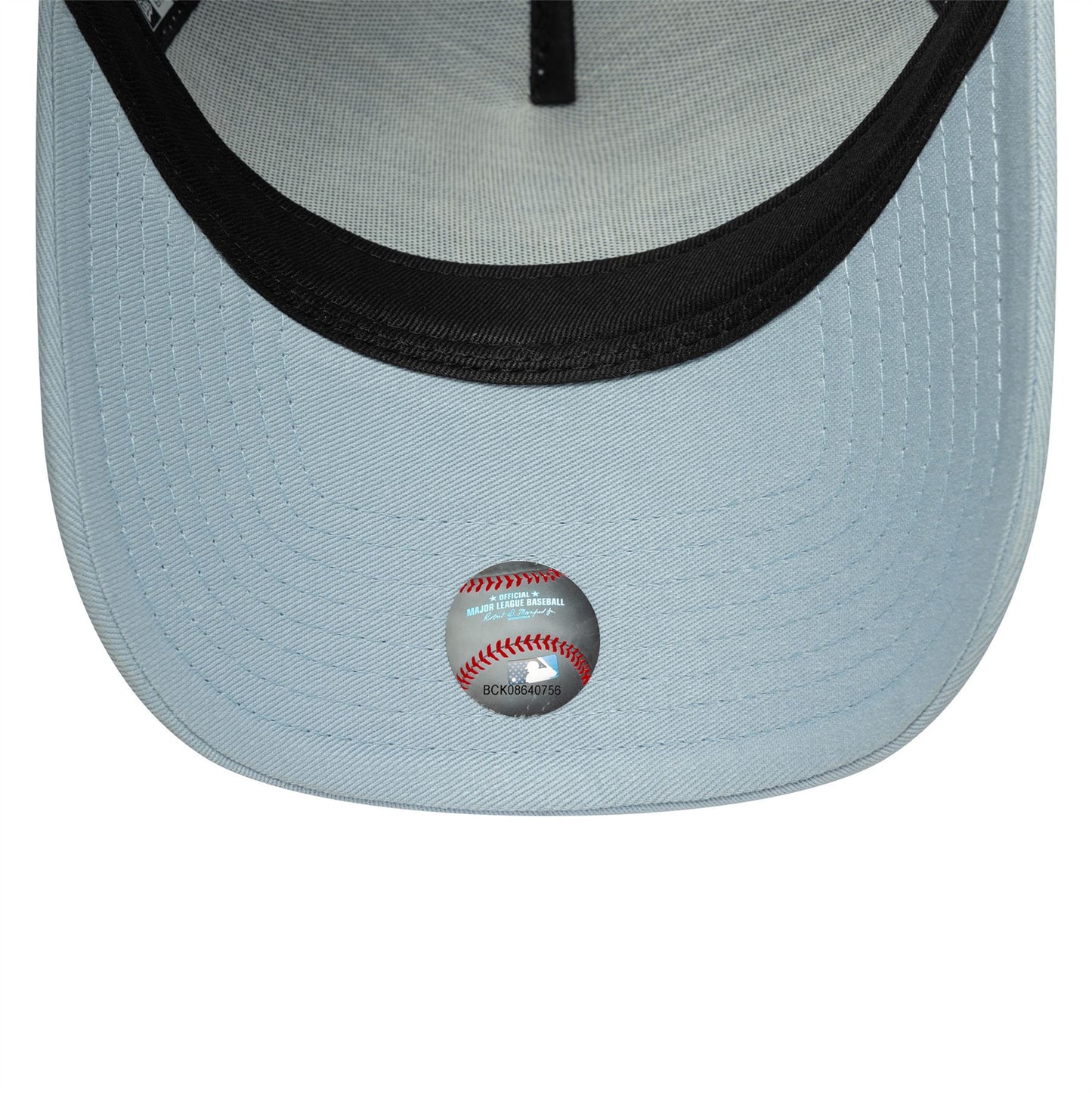 New York Yankees MLB League Essential Pastel Blue 9FORTY A-Frame Trucker Snapback Cap