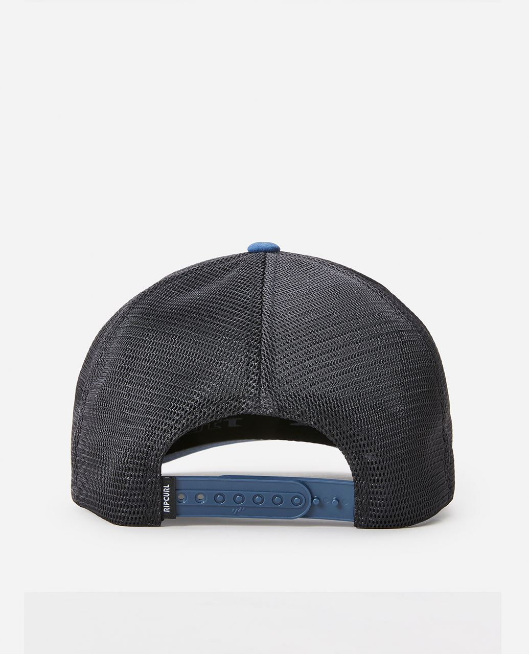 Rip Curl Mens Snapback Trucker Curve Brim 110 Flexfit Cap ~ Vaporcool Flexfit navy