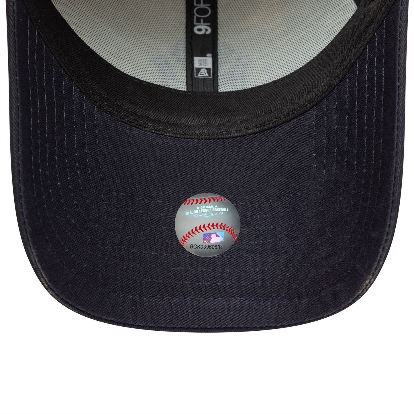 New York Yankees MLB Side Script Cream 9FORTY Adjustable Cap