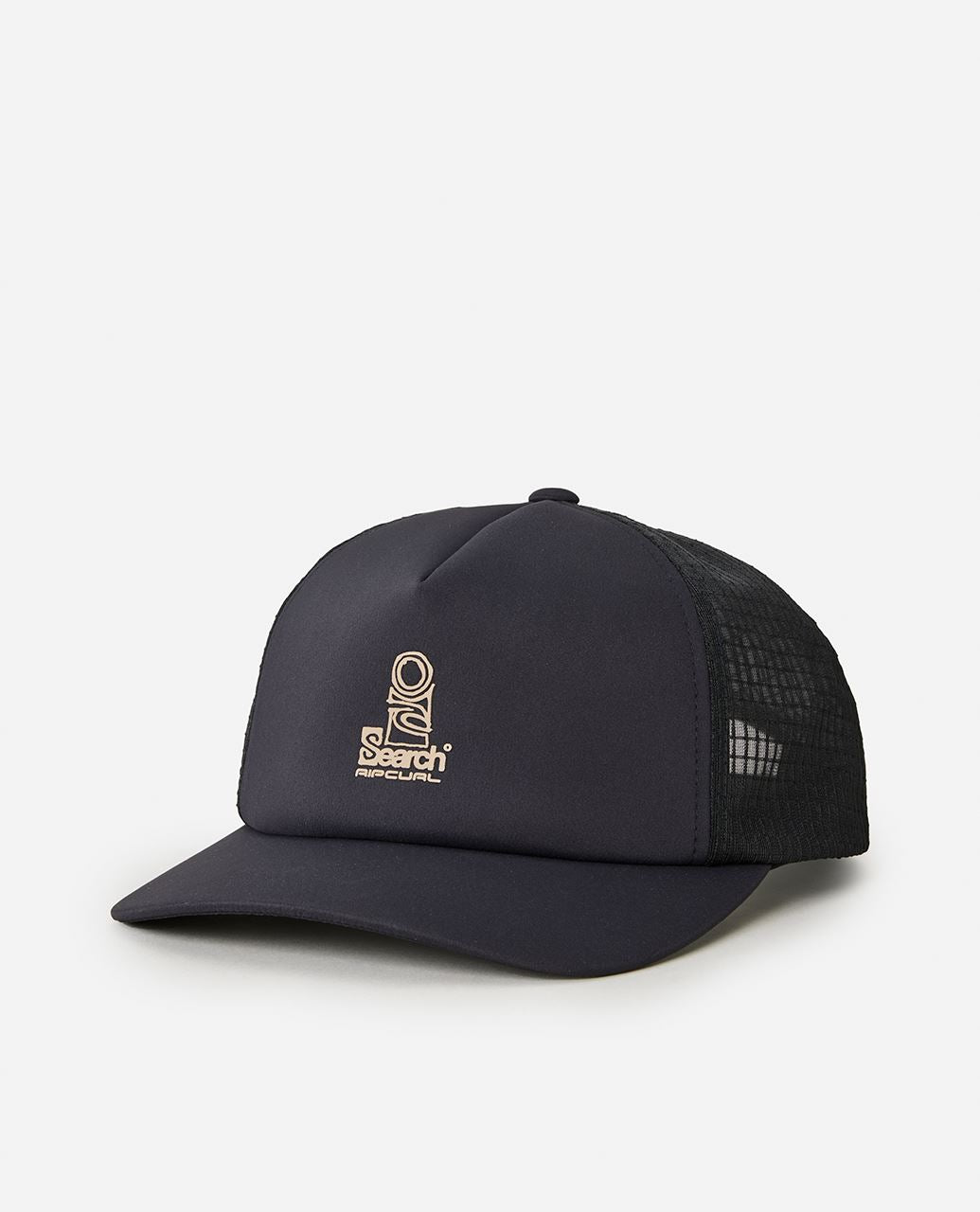 Rip Curl Vaporcool Search Trucker Black Mens Curve Cap