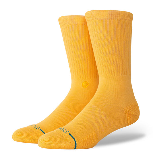 Stance Mens Crew Socks ~ Icon daisy yellow
