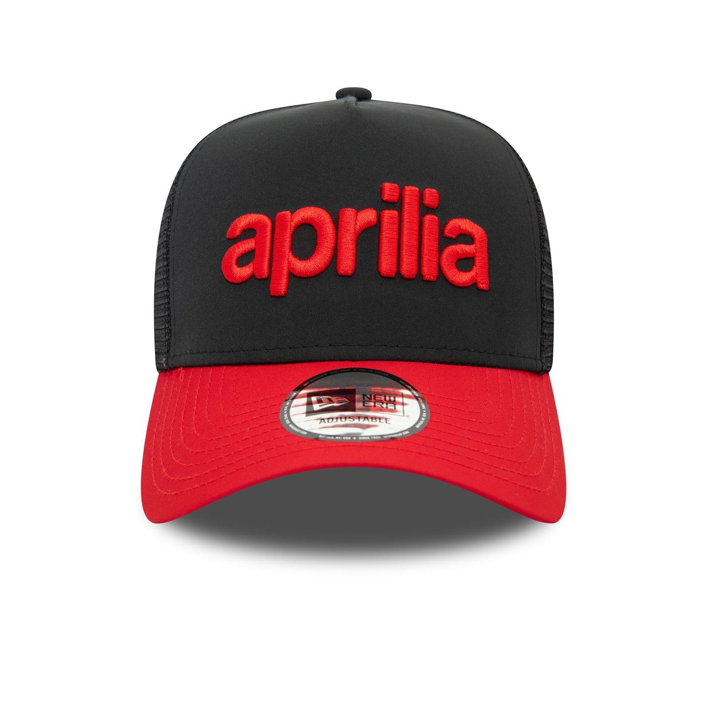 New Era Mens Crackle Print EF Trucker Cap ~ Aprilia red