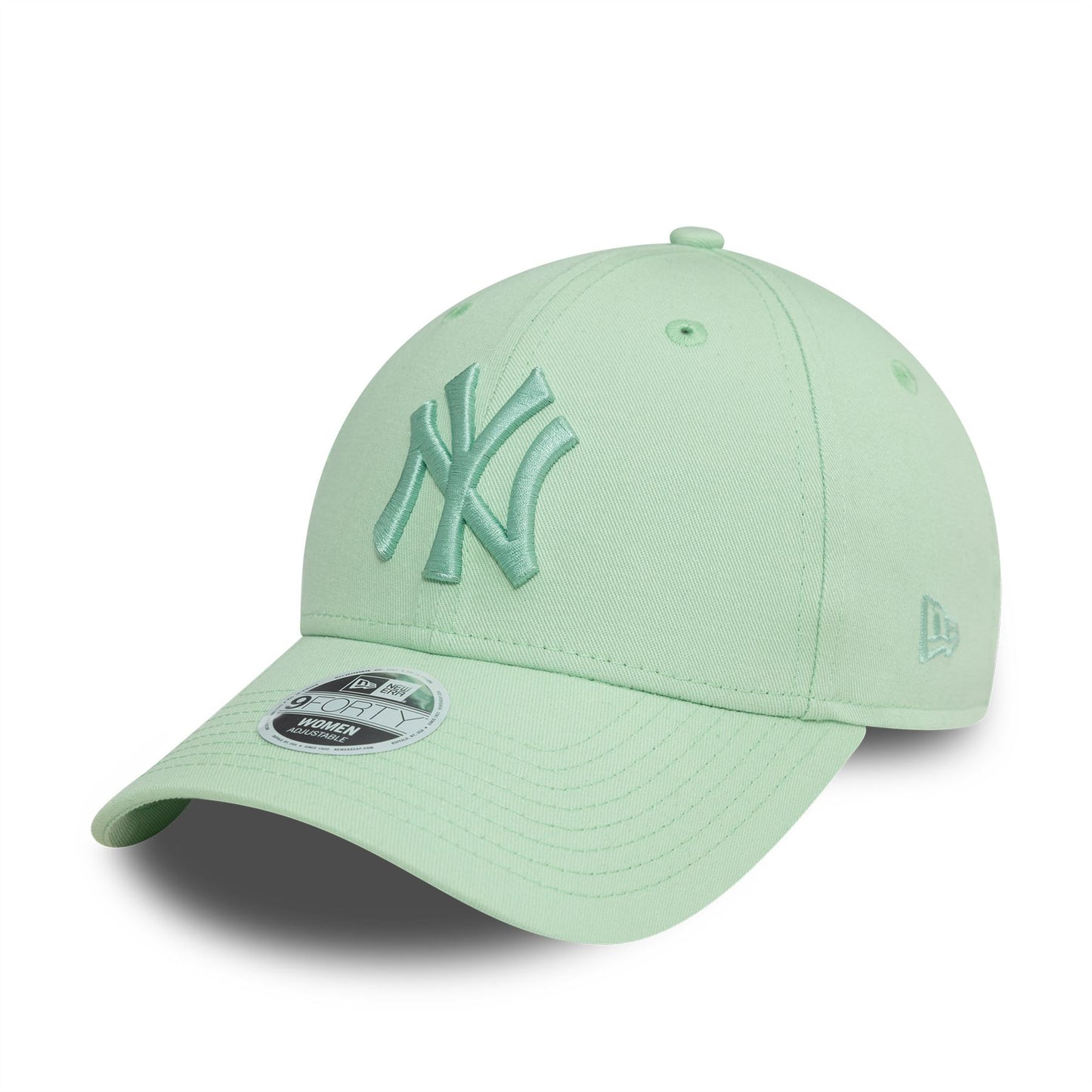 New York Yankees Womens League Essential Pastel Light green 9FORTY Adjustable Cap