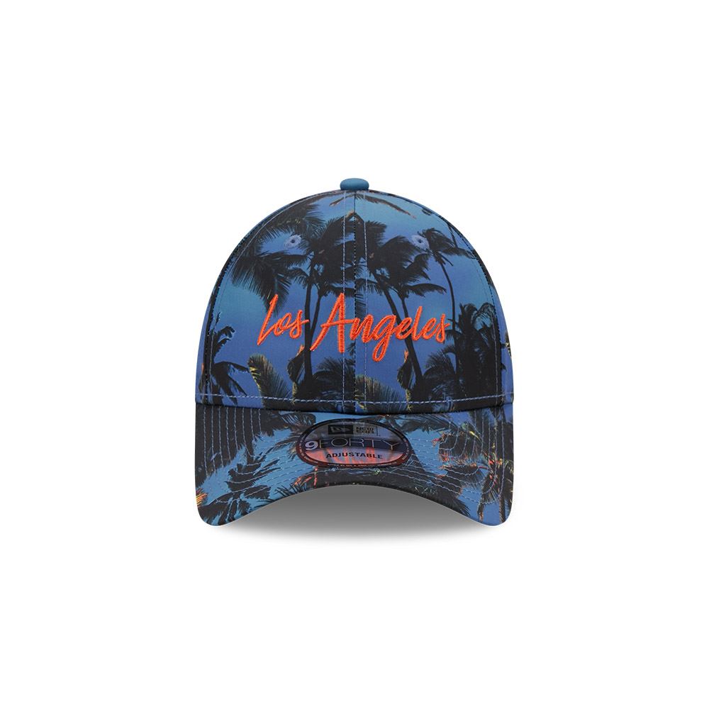 New Era Men's Adjustable 9Forty Cap ~ Tropical blue