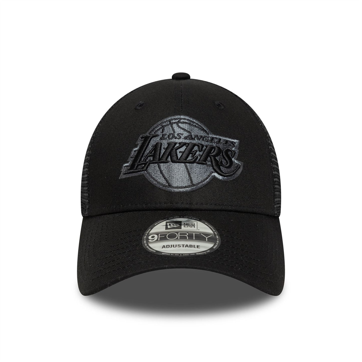 LA Lakers NBA Black 9FORTY Trucker Adjustable Cap