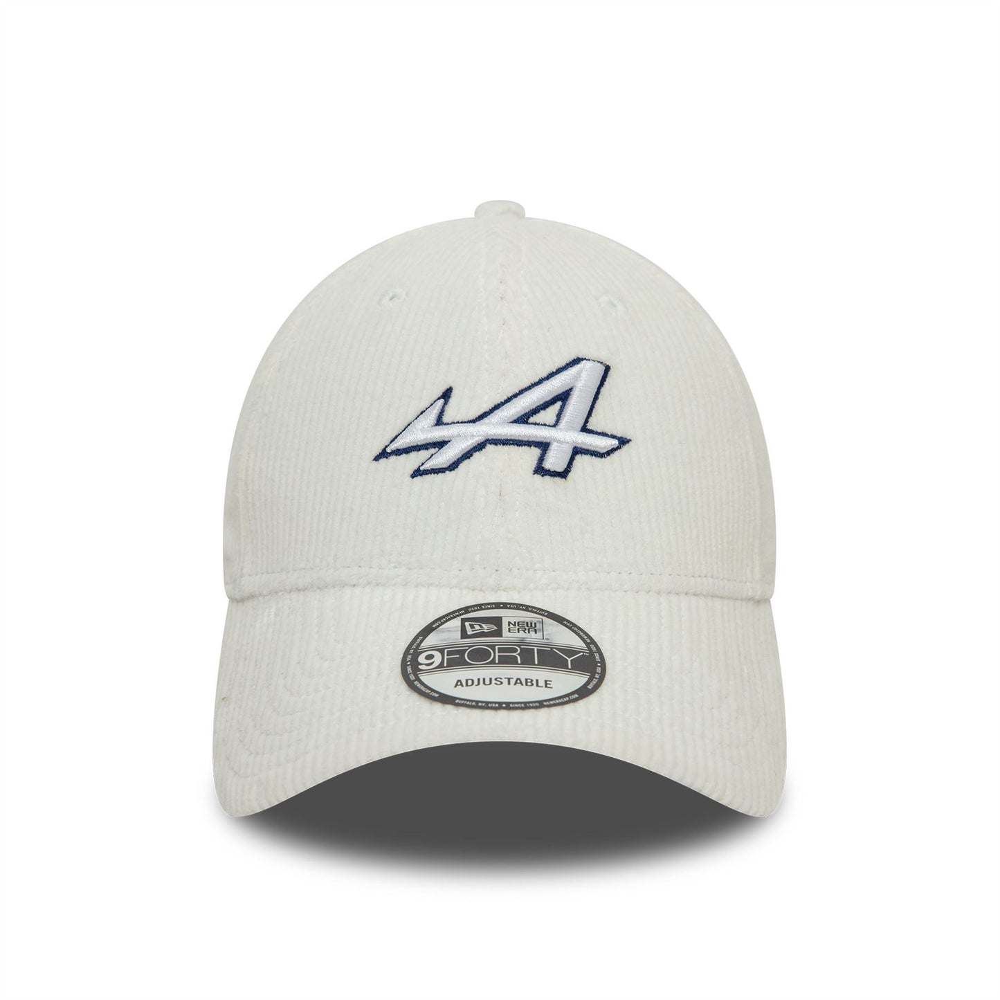 New Era Mens Renault F1 Team 9Forty Cord Cap ~ Alpine A290 white