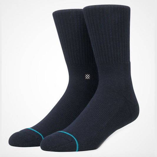 Stance Mens Crew Socks ~ Icon dark navy (NOS)