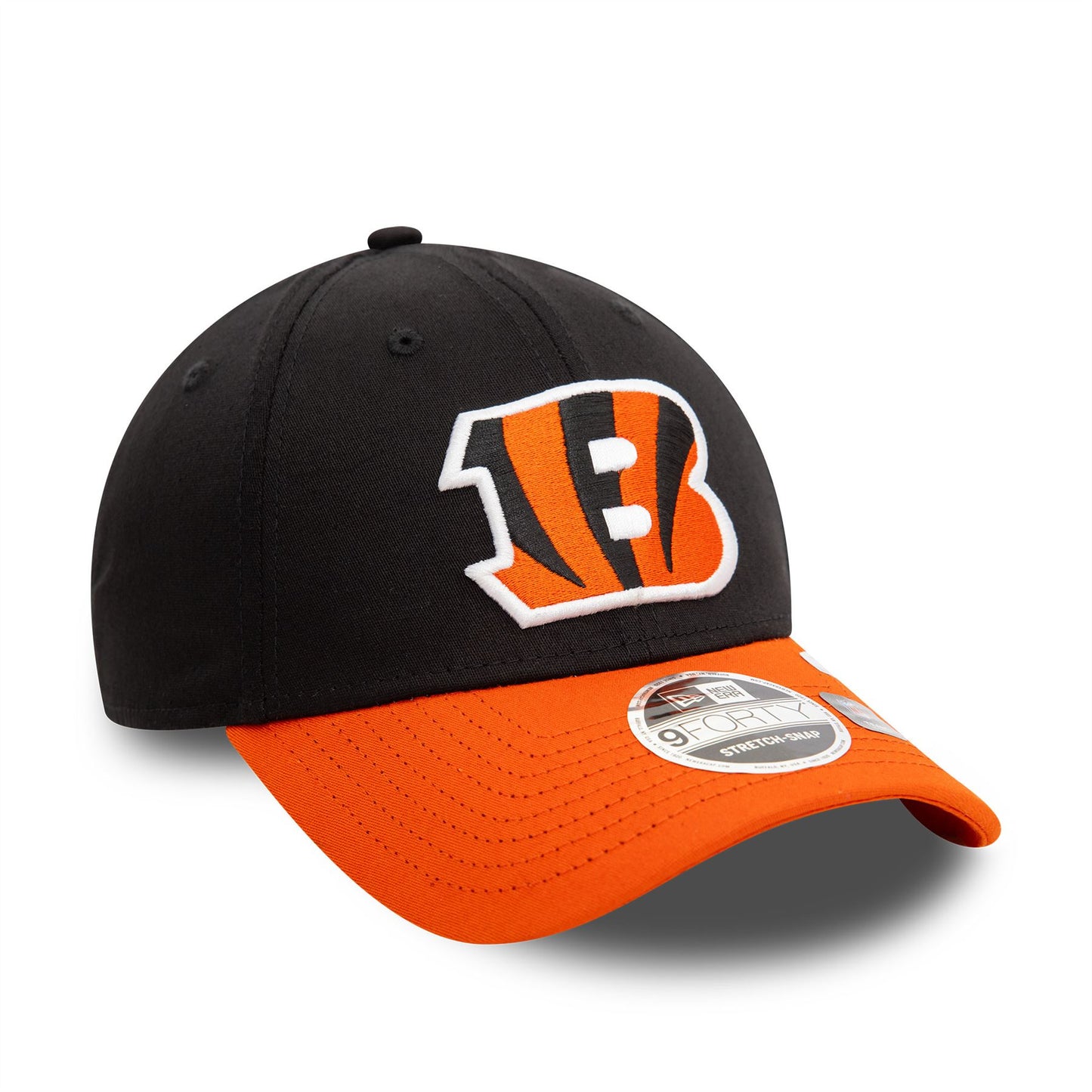 Cincinnati Bengals NFL Black 9FORTY Stretch Snap Adjustable Cap