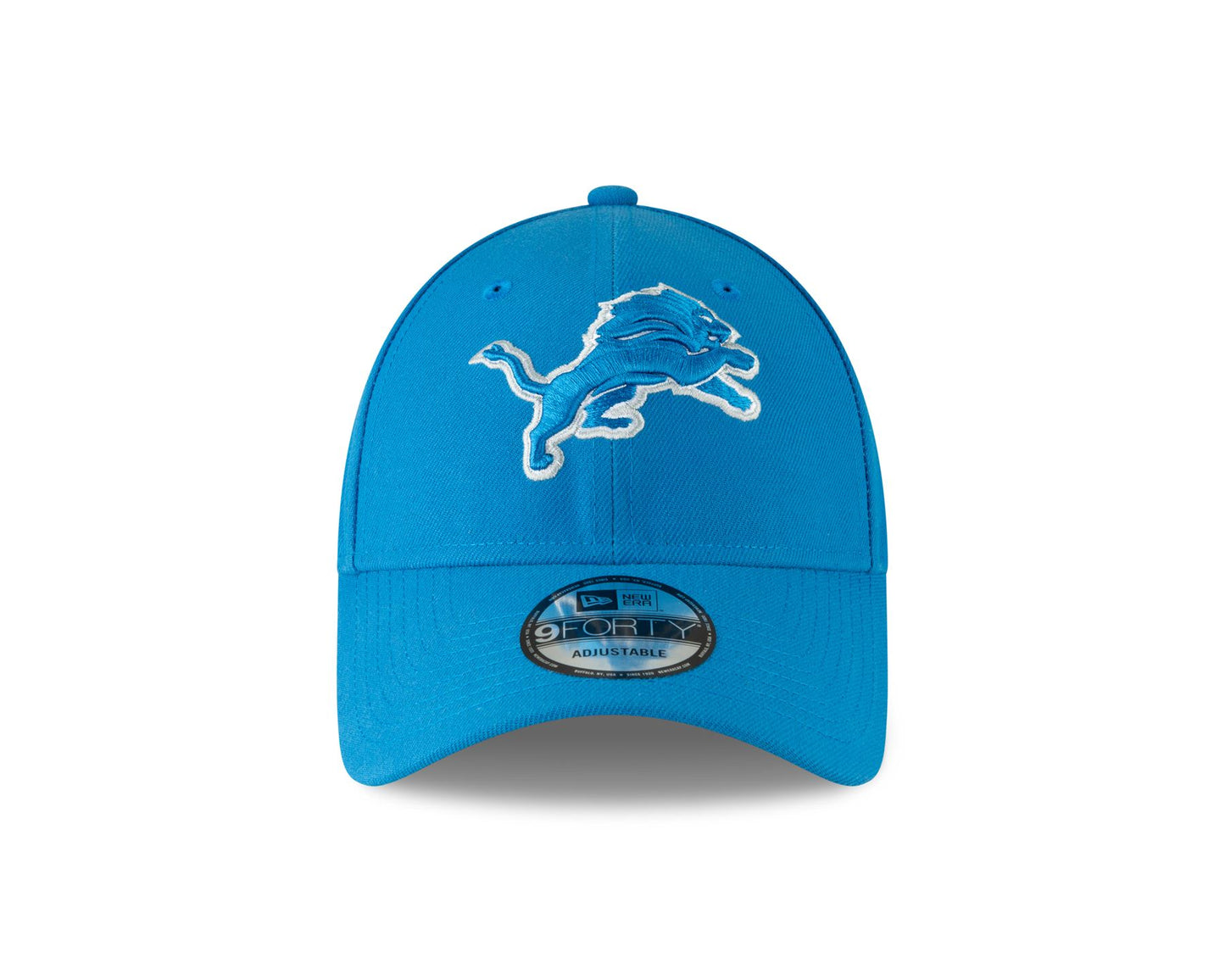 New Era Mens NFL Team Adjustable 9Forty OSFM Cap ~ Detroit Lions blue