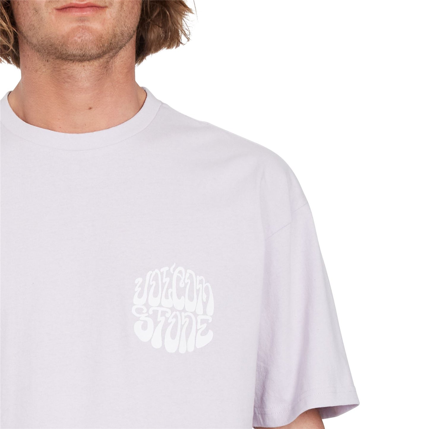 Volcom Cotton SS T-Shirt ~ Circle Trip lilac