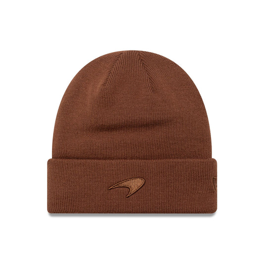 McLaren Racing Seasonal Brown Cuff Knit Beanie Hat