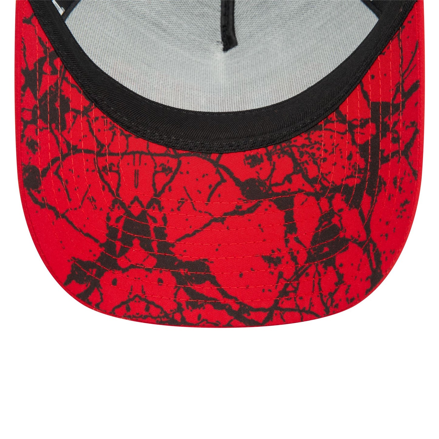 New Era Mens Crackle Print EF Trucker Cap ~ Aprilia red
