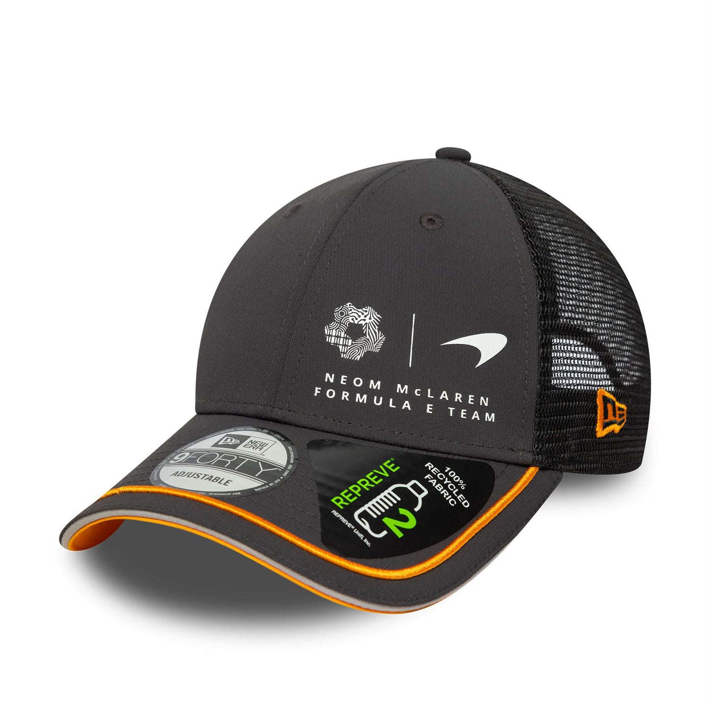 McLaren Formula E Team Repreve® Replica Neom Dark Grey 9FORTY Adjustable Cap