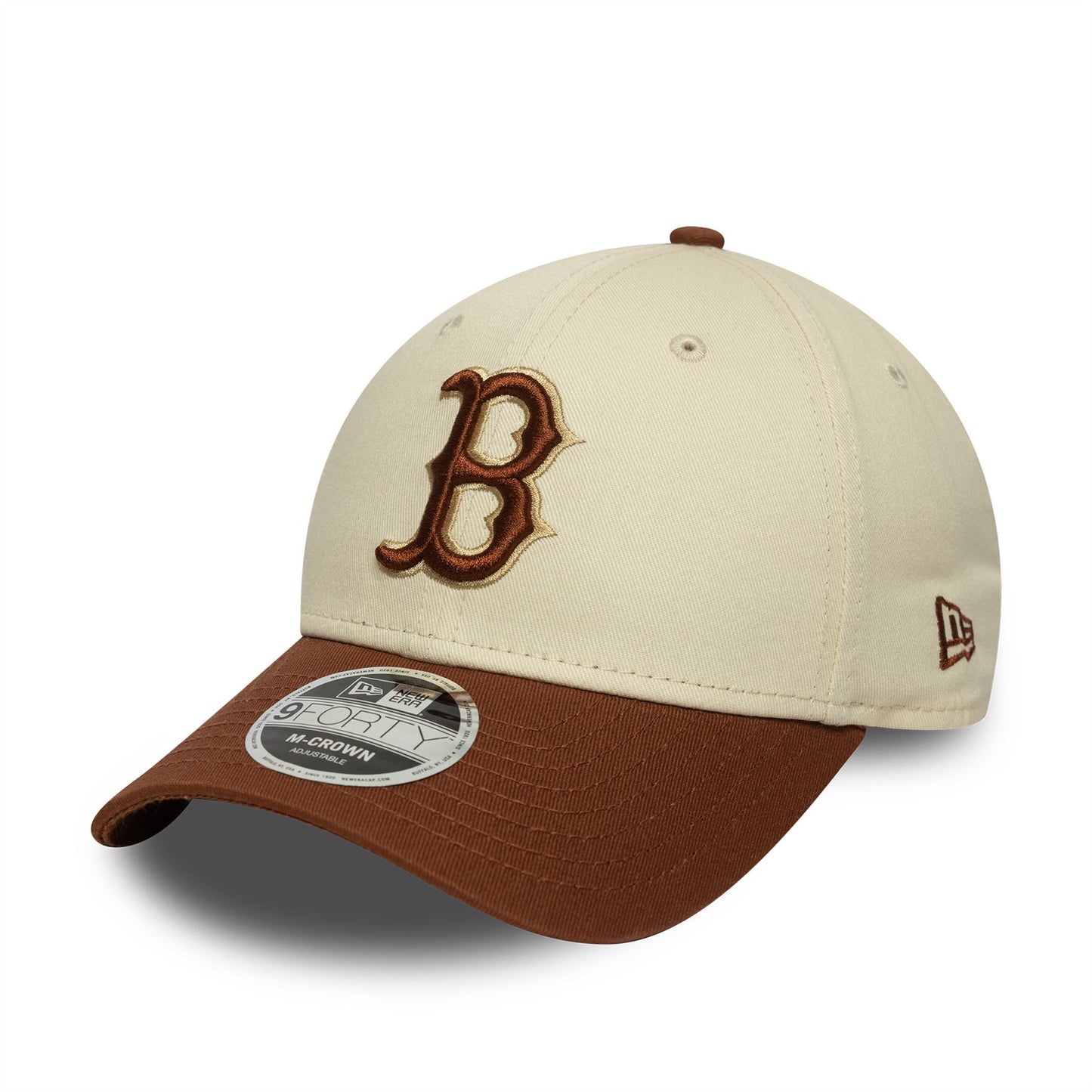 Boston Red Sox Colour Block Cream 9FORTY M-Crown Adjustable Cap