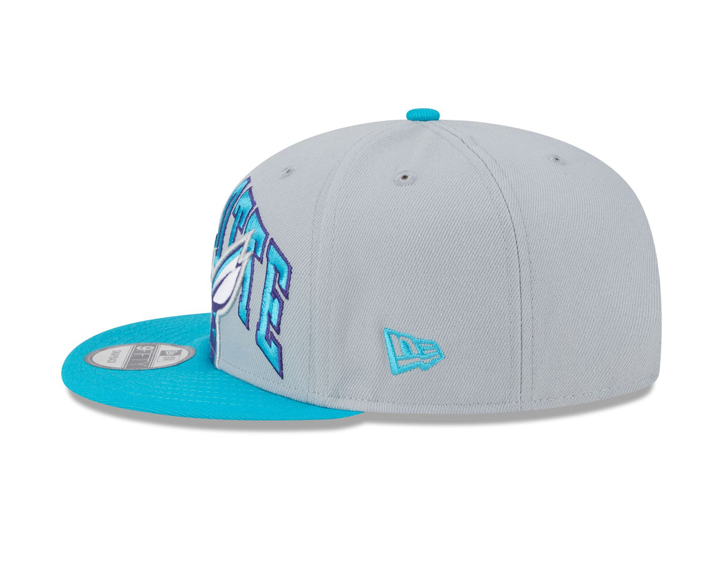 New Era Mens NBA Authentics 9Fifty Cap ~ Charlotte Hornets Tip-Off grey