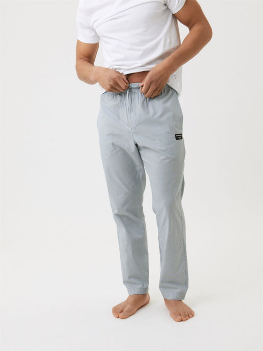 Bjorn Borg Men's Core Poplin Pyjamas Pants ~ Blue Stripes