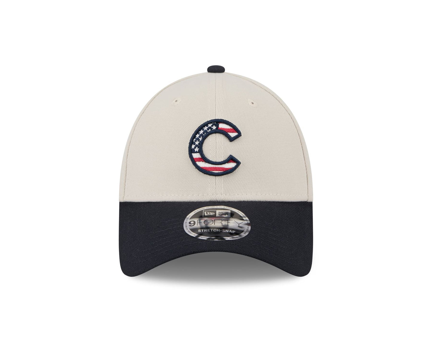 New Era Mens July 4 9Forty Stretch Snapback Cap ~ Chicago Cubs