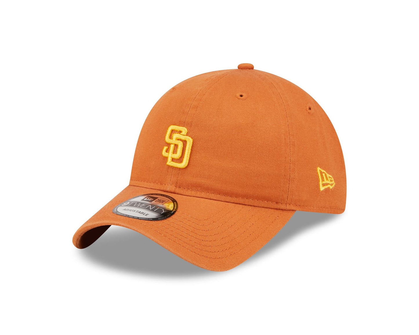 New Era Mens 9Twenty Mini Logo Cap ~ San Diego Padres Brown