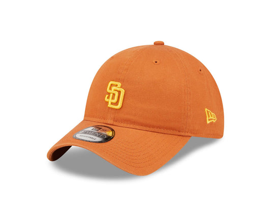 New Era Mens 9Twenty Mini Logo Cap ~ San Diego Padres Brown