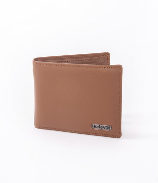 Hurley Men's Leather Wallet ~ One and Only tan