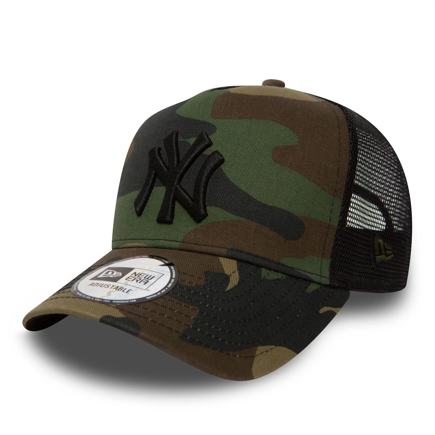 New Era Youth Clean 9Forty Trucker Cap ~ New York Yankees camo