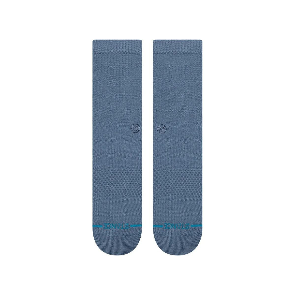 Icon Sea Blue Mens Crew Socks Stance