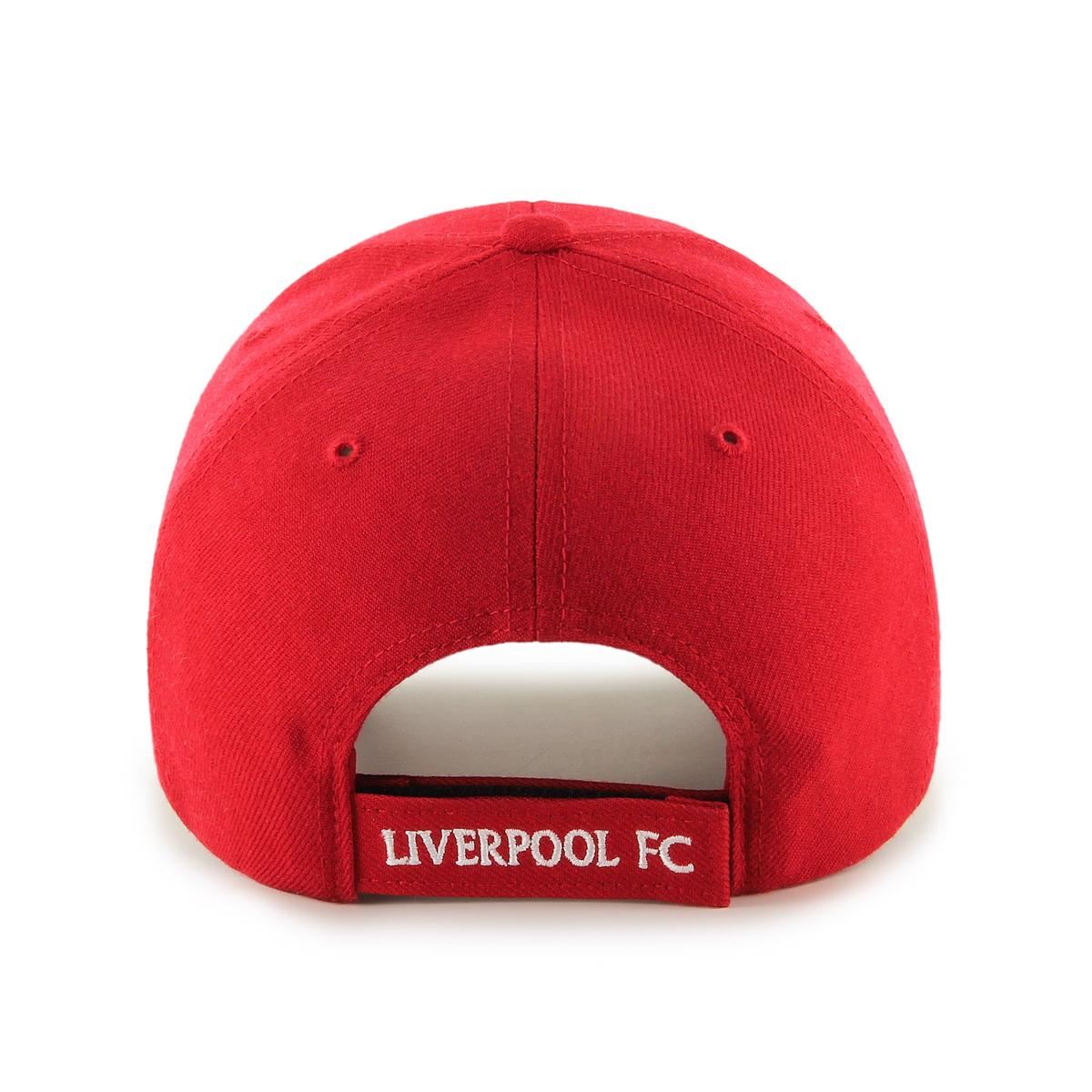 47 Brand Mens 6 panel Adjustable Cap ~ Liverpool FC Red