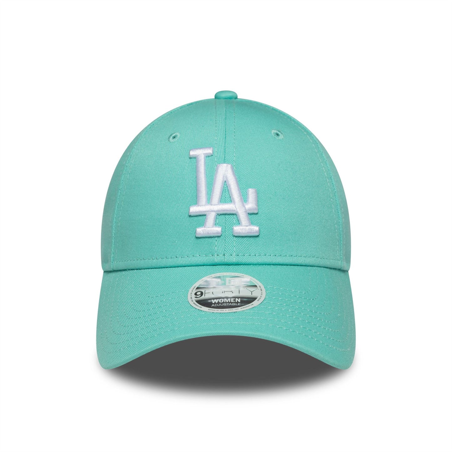 LA Dodgers Womens MLB League Essential Green 9FORTY Adjustable Cap